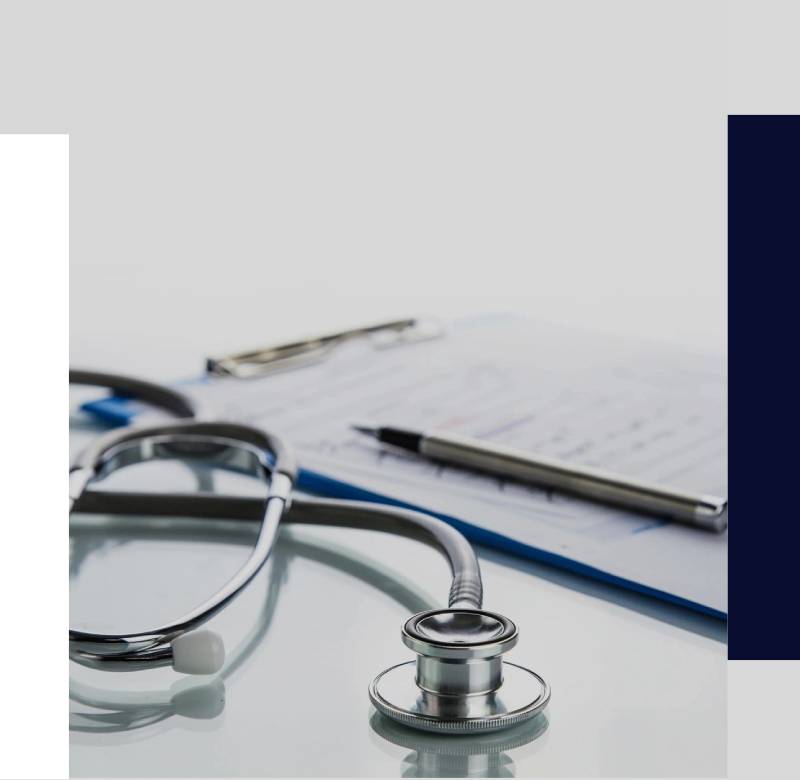 Stethoscope with Examine pad